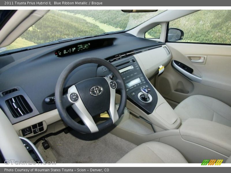  2011 Prius Hybrid II Bisque Interior
