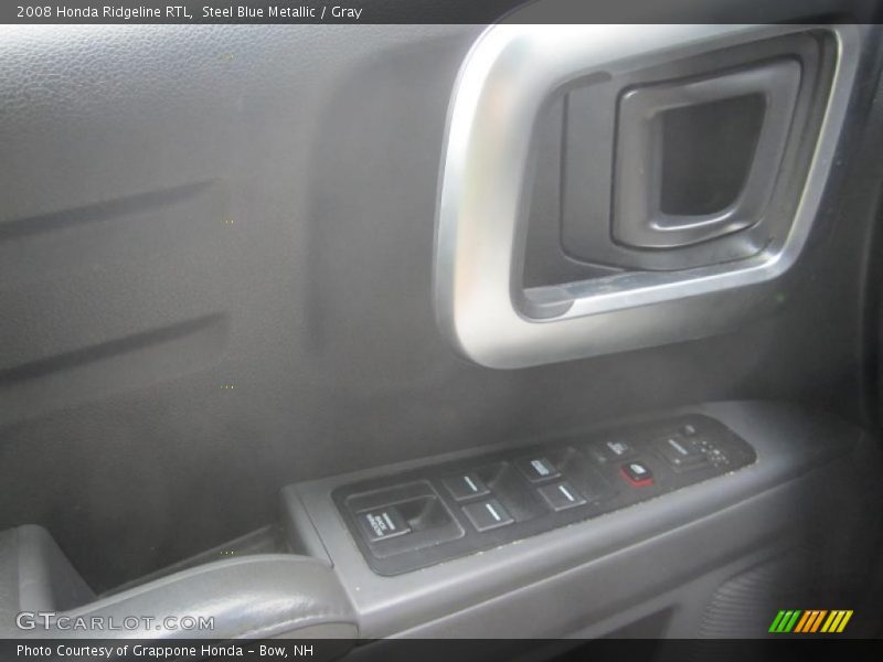 Steel Blue Metallic / Gray 2008 Honda Ridgeline RTL