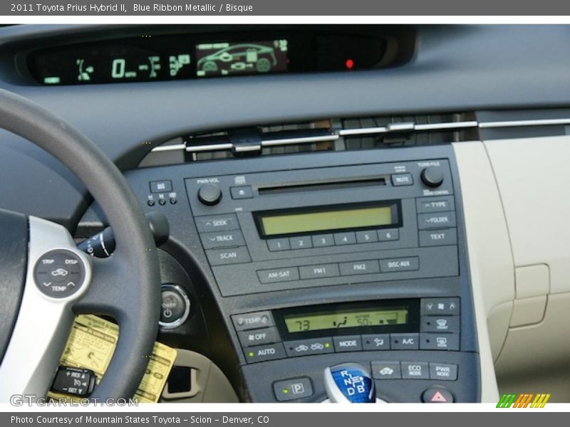 Controls of 2011 Prius Hybrid II