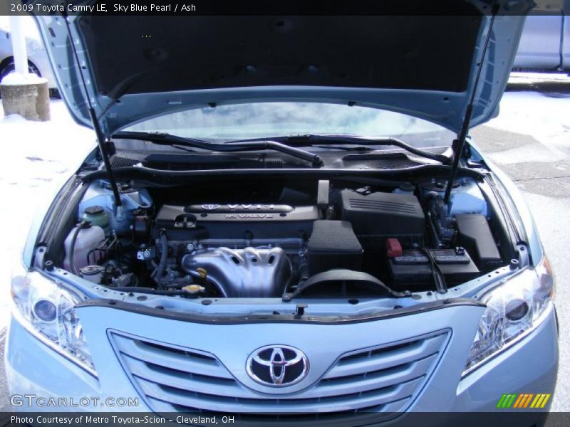 Sky Blue Pearl / Ash 2009 Toyota Camry LE