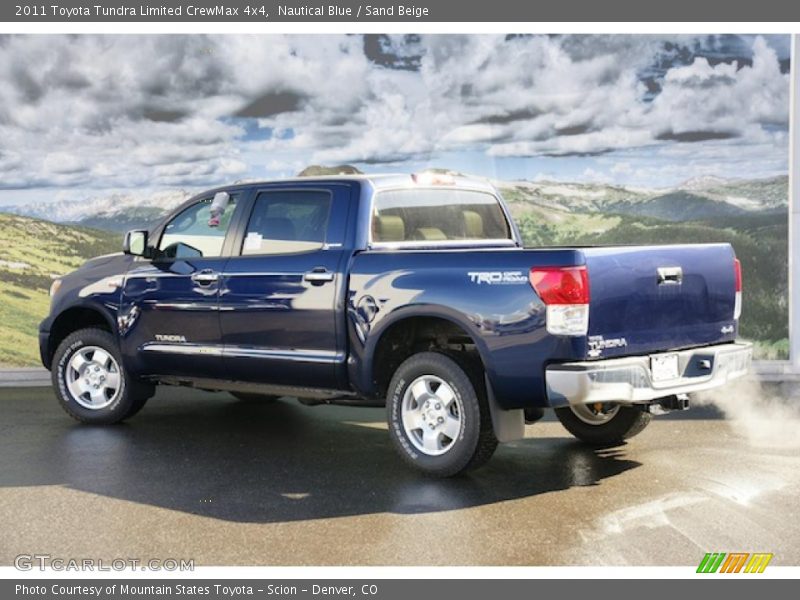 Nautical Blue / Sand Beige 2011 Toyota Tundra Limited CrewMax 4x4