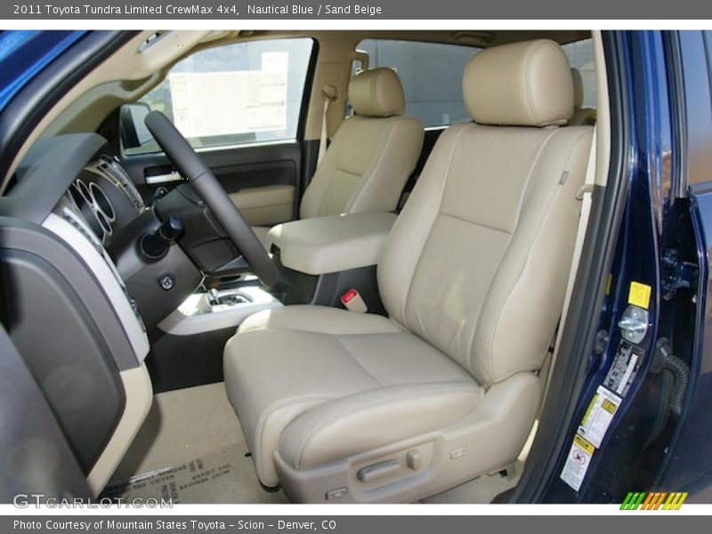 Nautical Blue / Sand Beige 2011 Toyota Tundra Limited CrewMax 4x4