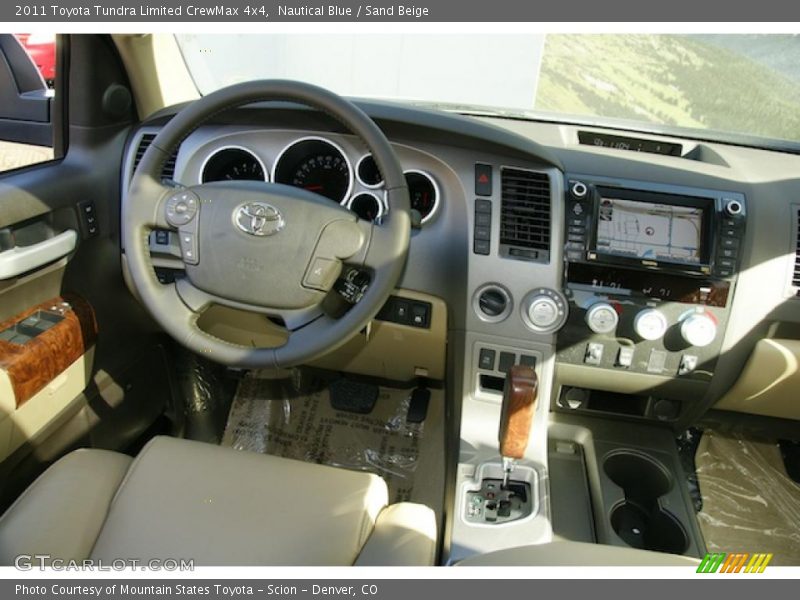 Nautical Blue / Sand Beige 2011 Toyota Tundra Limited CrewMax 4x4