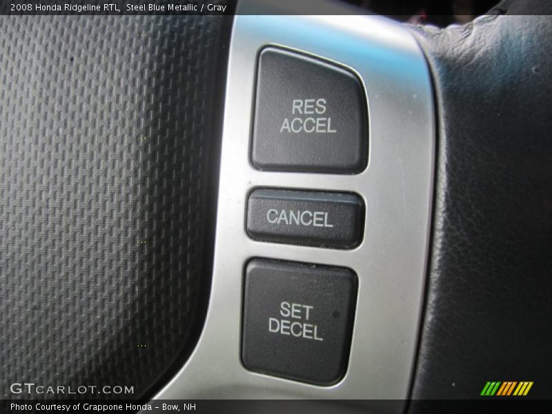 Steel Blue Metallic / Gray 2008 Honda Ridgeline RTL