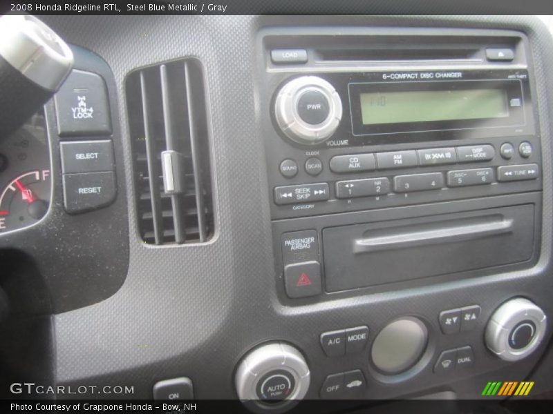 Steel Blue Metallic / Gray 2008 Honda Ridgeline RTL