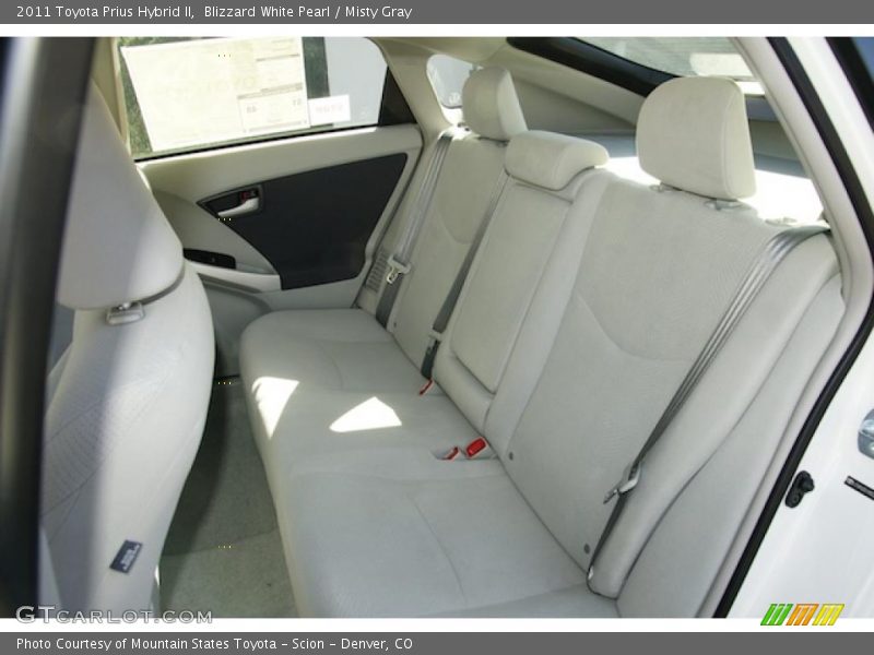 Blizzard White Pearl / Misty Gray 2011 Toyota Prius Hybrid II