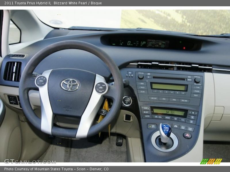Blizzard White Pearl / Bisque 2011 Toyota Prius Hybrid II