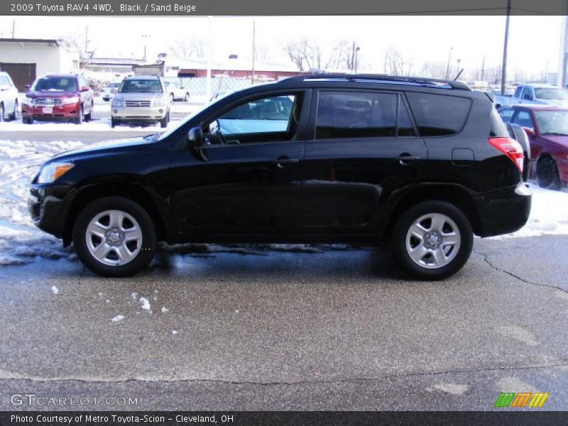 Black / Sand Beige 2009 Toyota RAV4 4WD