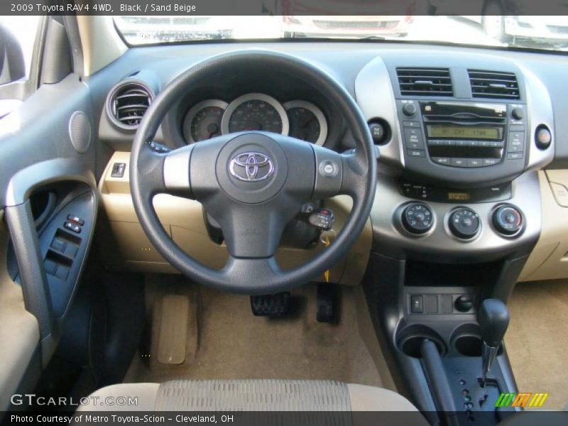 Black / Sand Beige 2009 Toyota RAV4 4WD