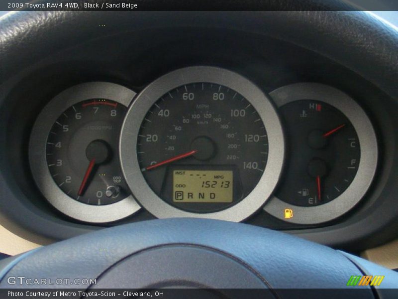Black / Sand Beige 2009 Toyota RAV4 4WD