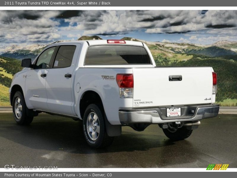 Super White / Black 2011 Toyota Tundra TRD CrewMax 4x4