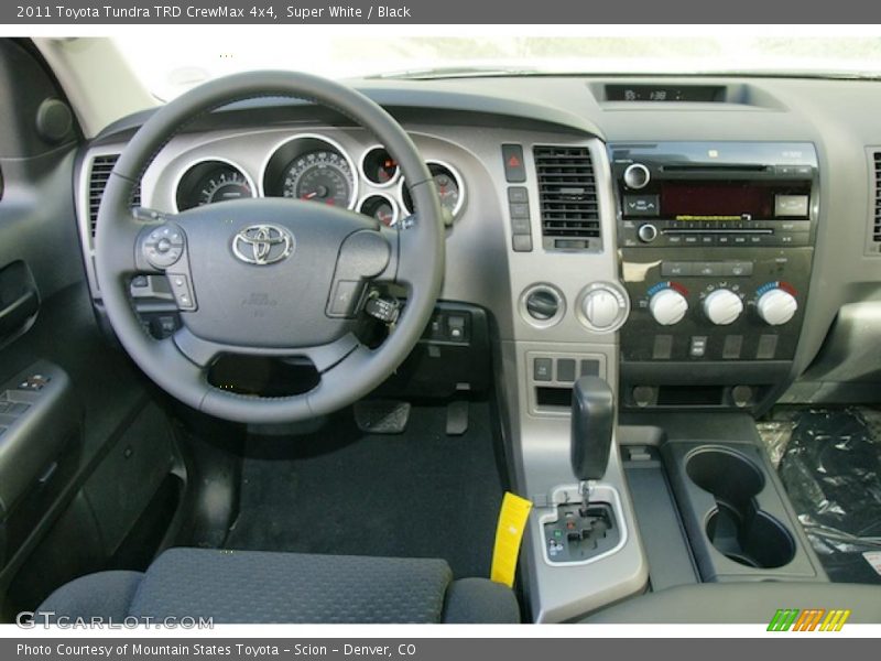Super White / Black 2011 Toyota Tundra TRD CrewMax 4x4