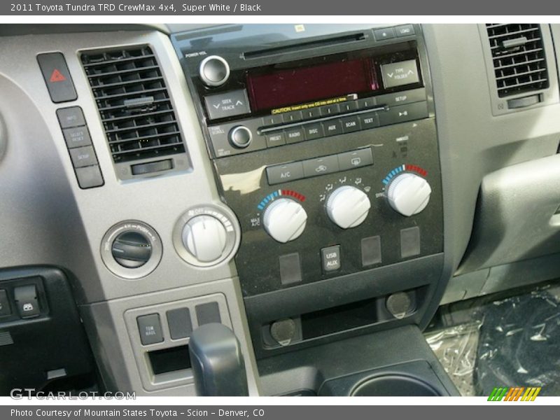Super White / Black 2011 Toyota Tundra TRD CrewMax 4x4