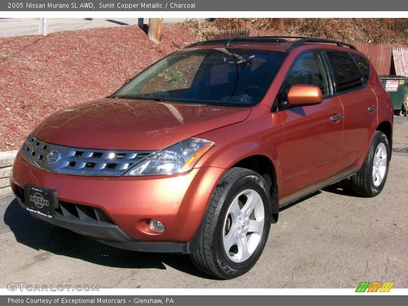 Sunlit Copper Metallic / Charcoal 2005 Nissan Murano SL AWD