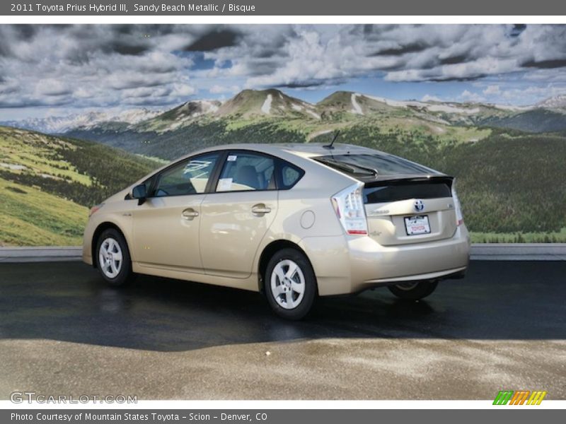 Sandy Beach Metallic / Bisque 2011 Toyota Prius Hybrid III