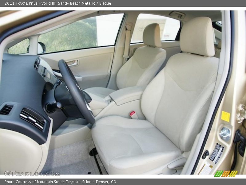 Sandy Beach Metallic / Bisque 2011 Toyota Prius Hybrid III