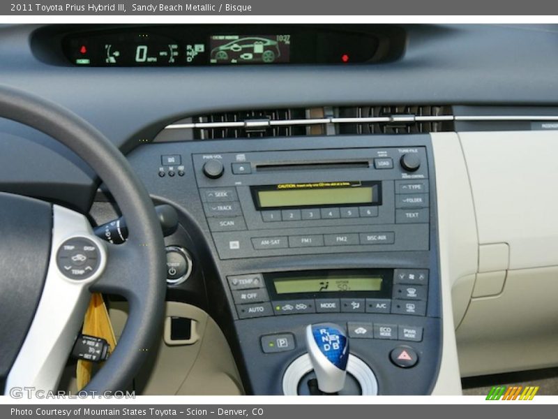 Sandy Beach Metallic / Bisque 2011 Toyota Prius Hybrid III
