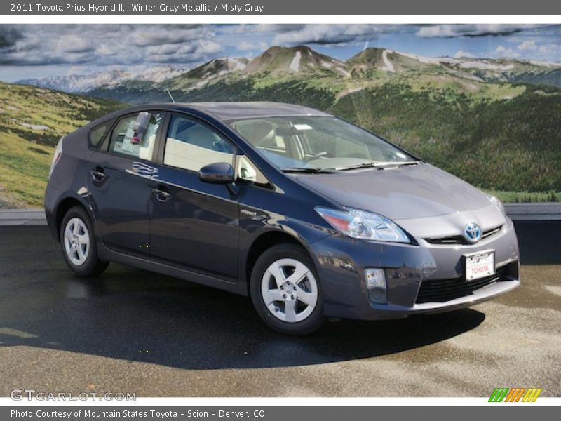 Winter Gray Metallic / Misty Gray 2011 Toyota Prius Hybrid II