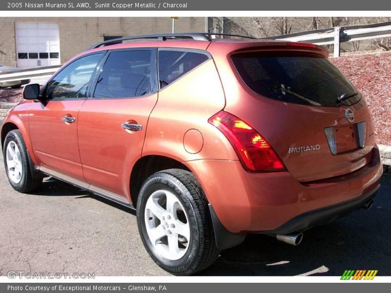 Sunlit Copper Metallic / Charcoal 2005 Nissan Murano SL AWD