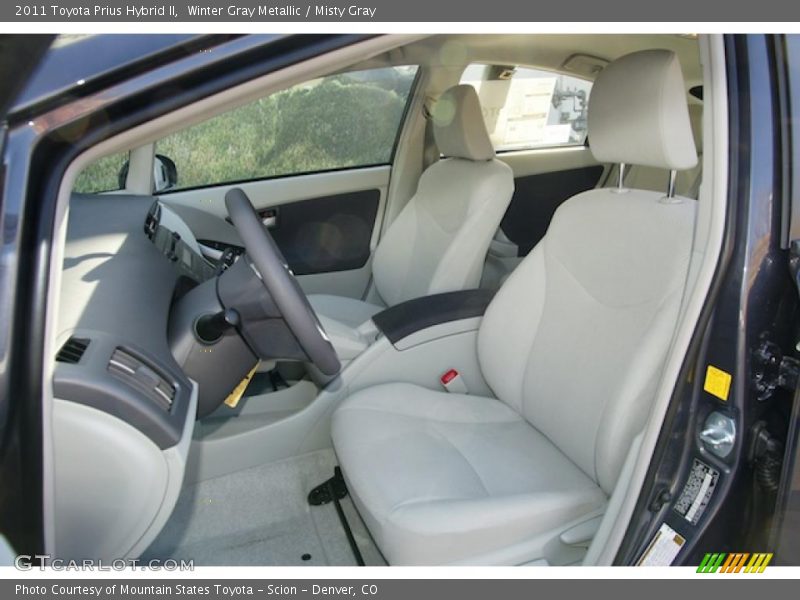 Winter Gray Metallic / Misty Gray 2011 Toyota Prius Hybrid II