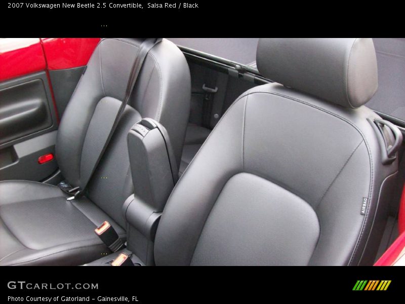Salsa Red / Black 2007 Volkswagen New Beetle 2.5 Convertible