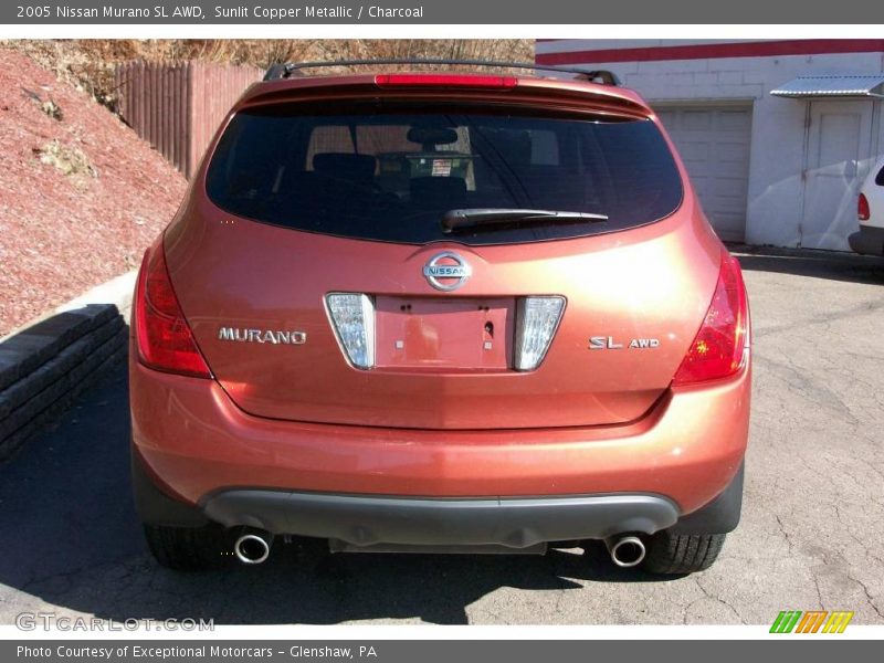 Sunlit Copper Metallic / Charcoal 2005 Nissan Murano SL AWD