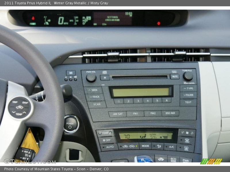 Winter Gray Metallic / Misty Gray 2011 Toyota Prius Hybrid II