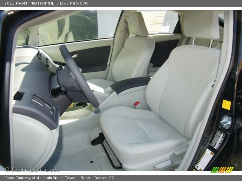  2011 Prius Hybrid II Misty Gray Interior