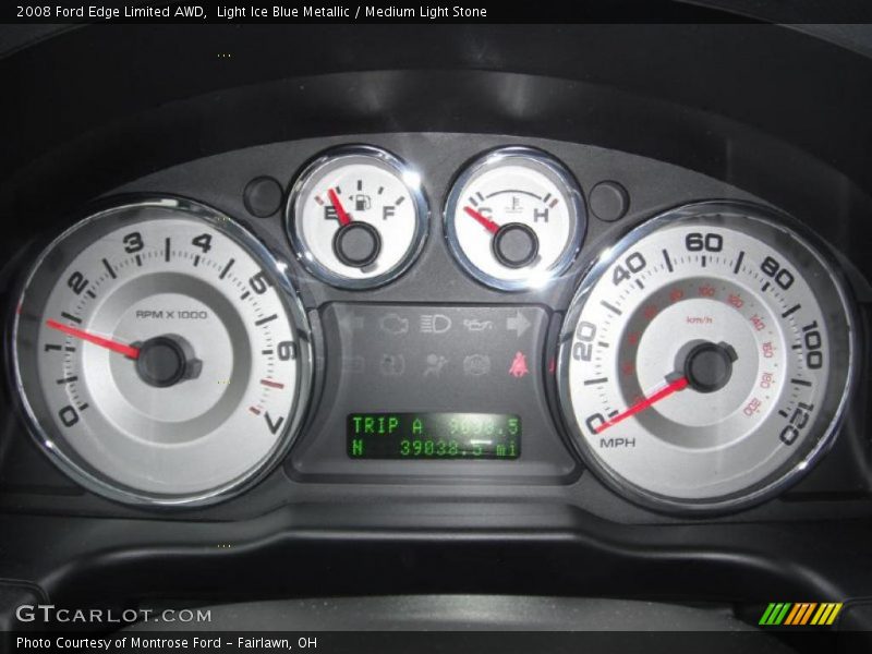  2008 Edge Limited AWD Limited AWD Gauges