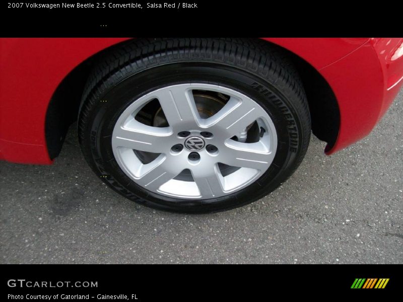 Salsa Red / Black 2007 Volkswagen New Beetle 2.5 Convertible