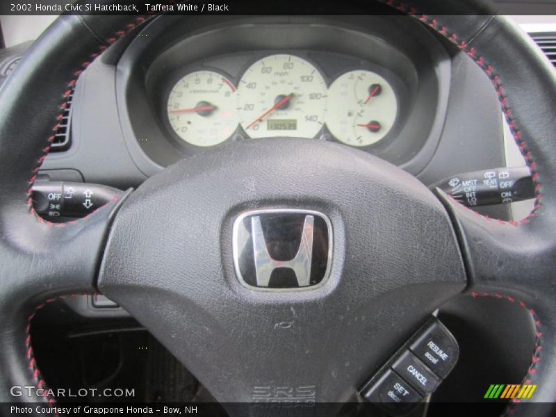 Taffeta White / Black 2002 Honda Civic Si Hatchback