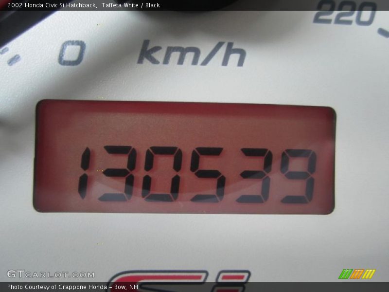 Taffeta White / Black 2002 Honda Civic Si Hatchback