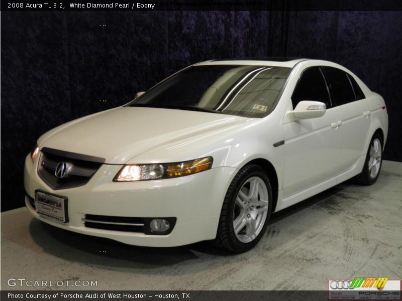 White Diamond Pearl / Ebony 2008 Acura TL 3.2