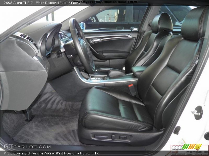 White Diamond Pearl / Ebony 2008 Acura TL 3.2