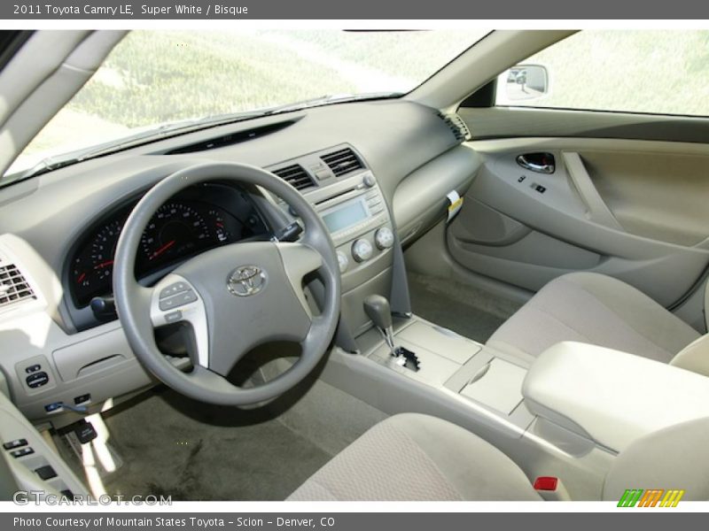 Super White / Bisque 2011 Toyota Camry LE