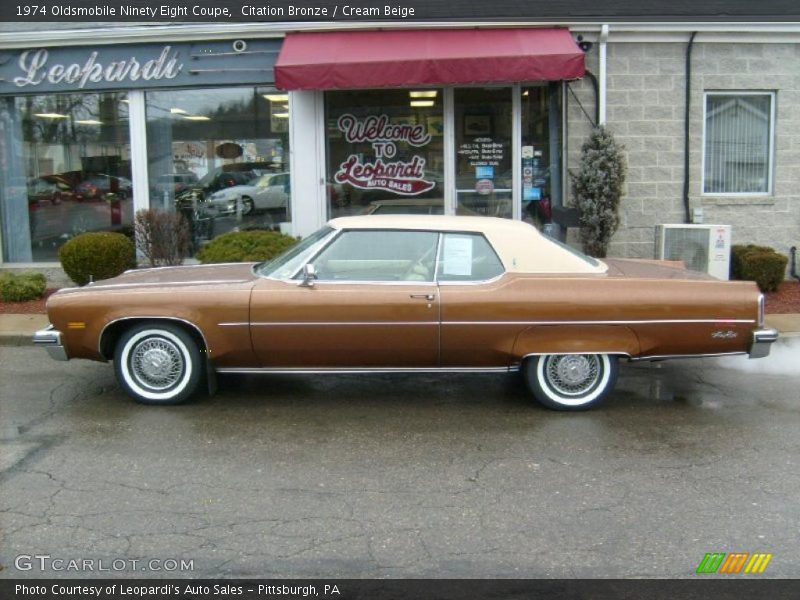  1974 Ninety Eight Coupe Citation Bronze