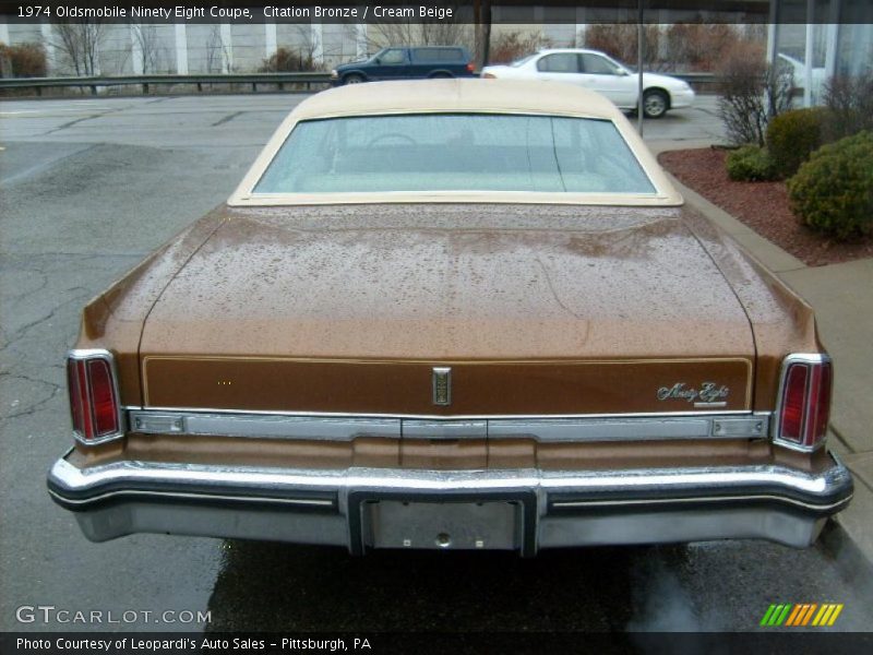  1974 Ninety Eight Coupe Citation Bronze