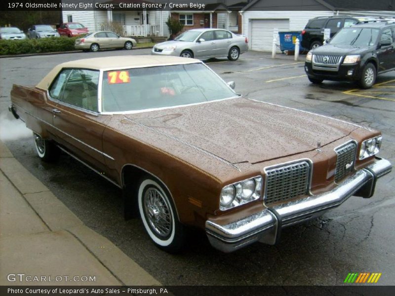  1974 Ninety Eight Coupe Citation Bronze