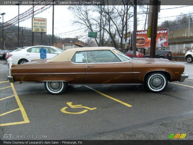  1974 Ninety Eight Coupe Citation Bronze