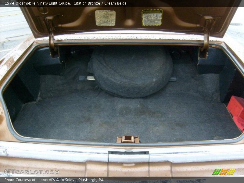  1974 Ninety Eight Coupe Trunk