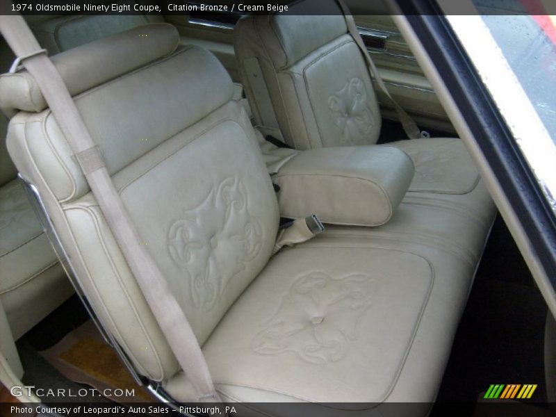 Front Seat of 1974 Ninety Eight Coupe