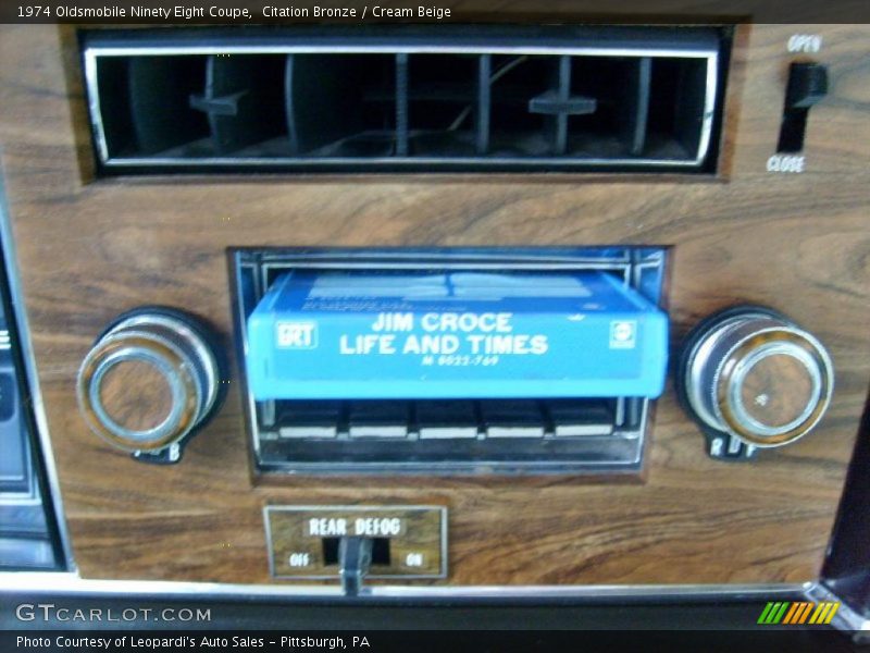 Audio System of 1974 Ninety Eight Coupe