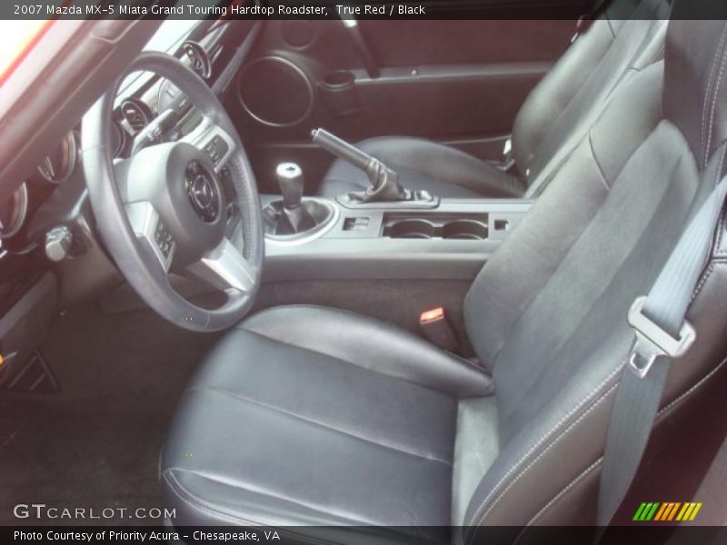  2007 MX-5 Miata Grand Touring Hardtop Roadster Black Interior