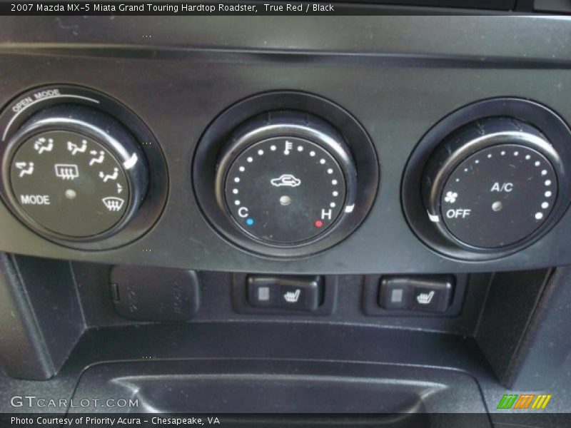 Controls of 2007 MX-5 Miata Grand Touring Hardtop Roadster