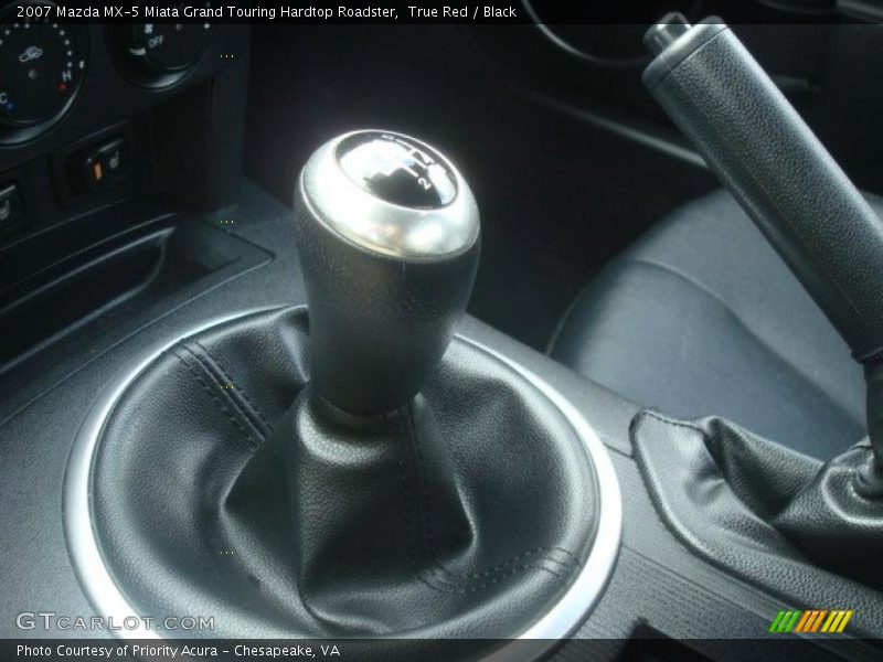  2007 MX-5 Miata Grand Touring Hardtop Roadster 6 Speed Manual Shifter
