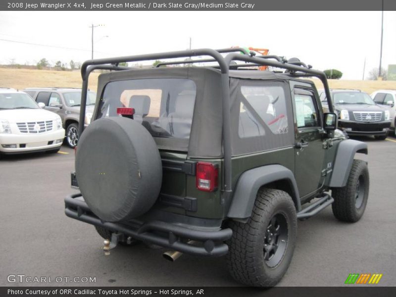 Jeep Green Metallic / Dark Slate Gray/Medium Slate Gray 2008 Jeep Wrangler X 4x4