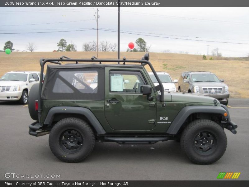 Jeep Green Metallic / Dark Slate Gray/Medium Slate Gray 2008 Jeep Wrangler X 4x4