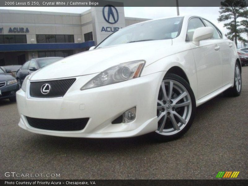 Crystal White / Cashmere Beige 2006 Lexus IS 250