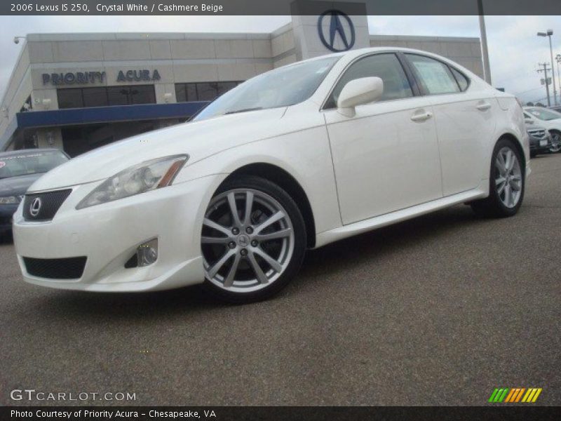 Crystal White / Cashmere Beige 2006 Lexus IS 250