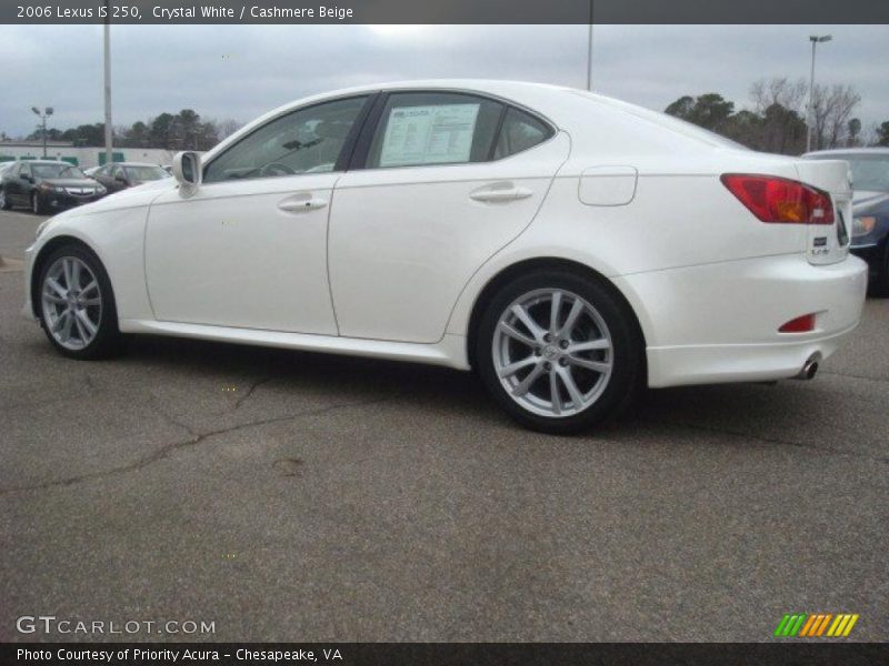 Crystal White / Cashmere Beige 2006 Lexus IS 250